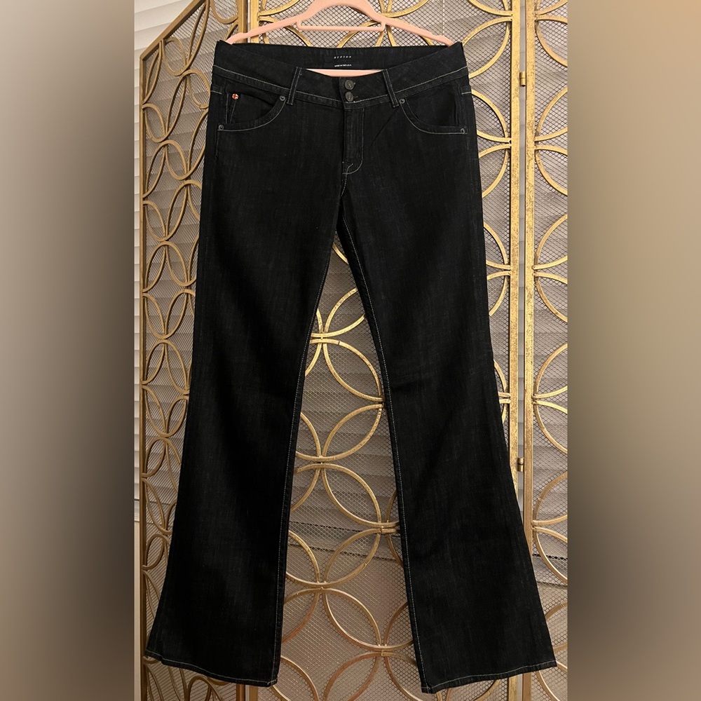 Hudson Signature Jeans Black Flare & Wide Leg Sz31 (like new)